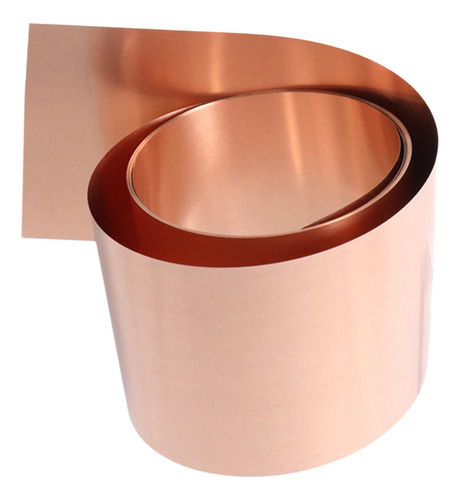 6 Rollo De Lámina De Cobre, Placa De Lámina De Metal, 0,1