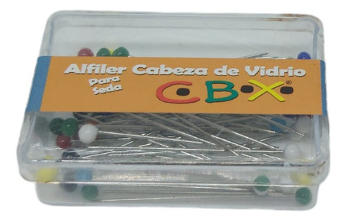 Cbx Alfileres Cabeza De Vidrio X Unidad