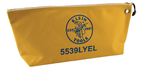 Klein Tools 5539lyel Zipper Bag, Large Canvas Tool Pouch Yyn