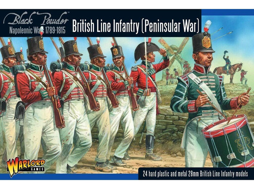 Polvo Negro Línea Británica Infantería Guerra Peninsular.
