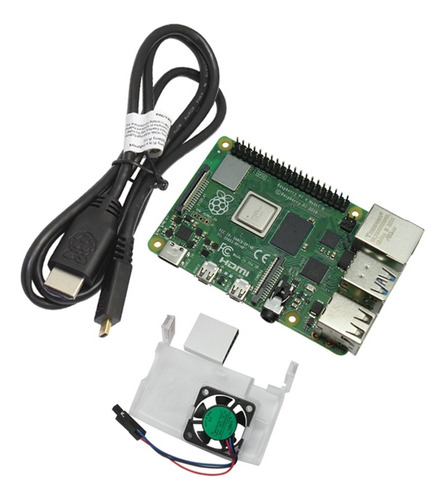 Raspberry Pi 4 8gb Case Ventilador Hdmi Pi 4 B Kit