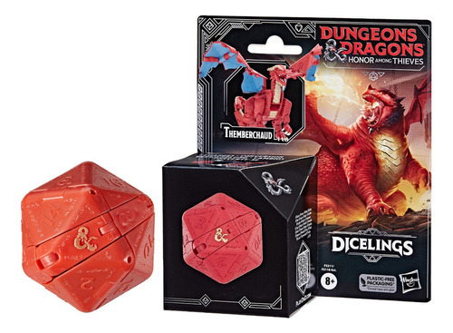 Dungeons & Dragons Dicelings -dado Vira Monstro-themberchaud