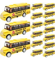 Comprar 16 Piezas Autobús Escolar Amarillo Autobús Escolar Mini Auto