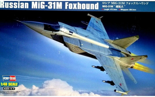 Hobbyboss 81755 Russian Mig 31m Foxhound 1:48