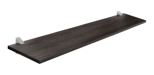 Repisa Recta Blanca Hogar 40cm Prat K 08850.001 2 Pzas Color Chocolate