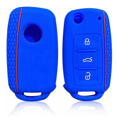 Funda Llave Silicon Vw Jetta Bora Golf Polo Vento Gol Seat .