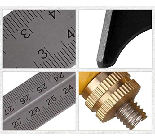 Escuadra Combinada De Carpintero Profesional De Acero De