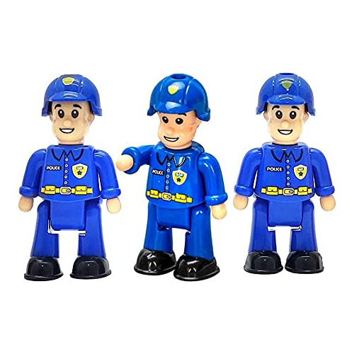 Funerica Policia Toy Action Figures Playset - 3 Figuras Poli