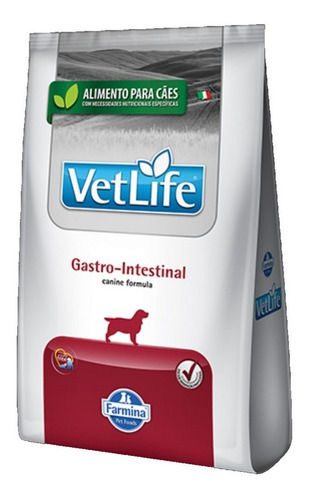 Ração Para Cães Gastro - Intestinal 2kg Vet Life