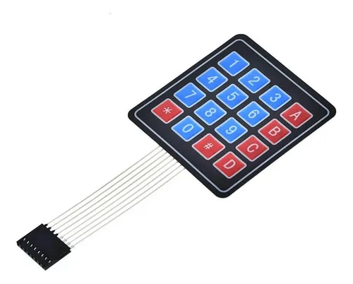 comprar Teclado Matriz 4x4 Membrana Arduino 5p Pzs
