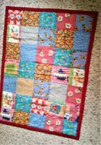Comprar Colcha Edredón De Parches De Cuadro Para Corral De Bebe