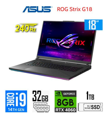 Laptop Asus Rog Strix G/g814jvr - Is96 Core I9 16/1tb