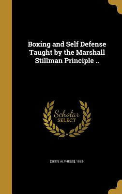 Libro Boxing And Self Defense Taught By The Marshall Stil...