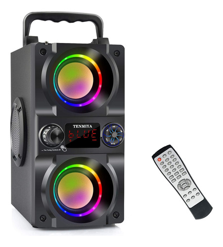 Altavoz Bluetooth Portátil De 40 W Con Luces Coloridas