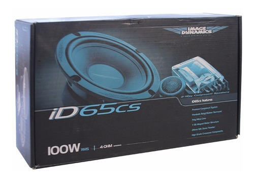 Set De Medios De 2 Vias 6.5 Image Dynamics Id65cs 100 Rms