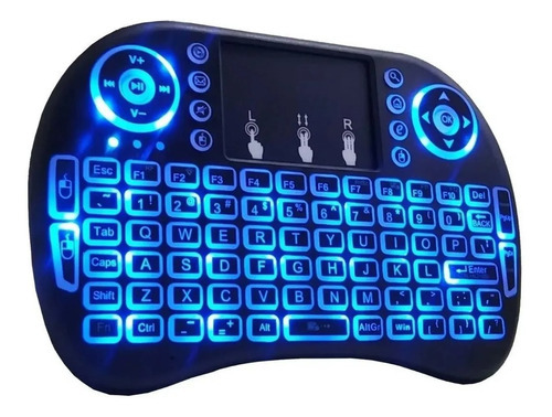 Teclado Sem Fio Para Computador/ Tablets E Video Game Cor Do Teclado Preto Cor Do Mouse Preto