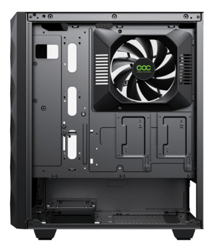Case Gamemax Diamond Coc Mid Tower Negro Vidrio Templado