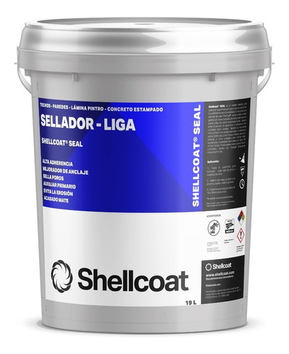 Sellador Para Concreto, Losas, Piso -  Liga Shellcoat 180 M²