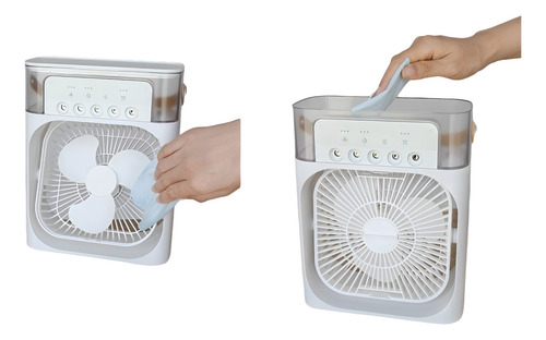 Ventilador Enfriador De Aire Portátil 3 En 1 - Rectangular