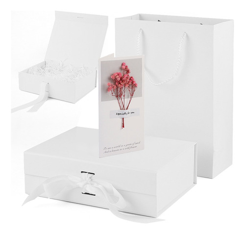 Cajas De Regalo Adhesivo Plegable 4 En 1, 31x22x10cm