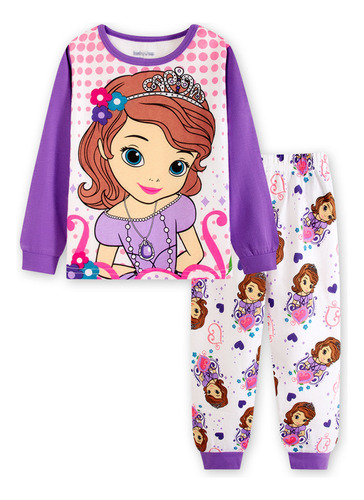 Conjuntos De Ropa De Dormir Para Niñas De Primavera Y Otoño