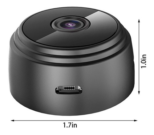 Imagen 8 de 8 de Fralugio Mini Cámara Espia 1080p Wifi A9 Full Hd Nocturna Sd
