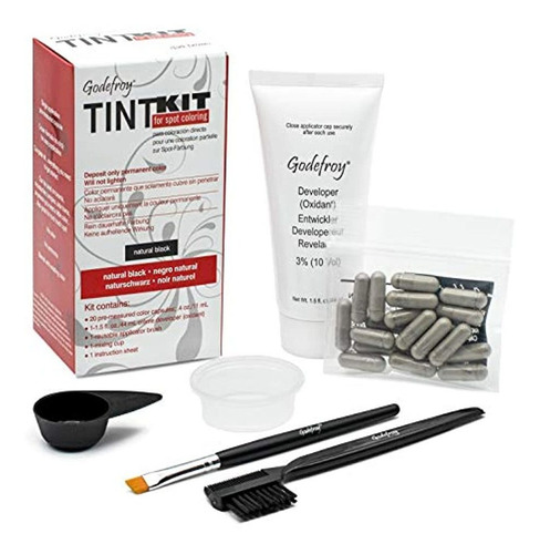 Color Kit Tinte, Negro Natural, Godefroy