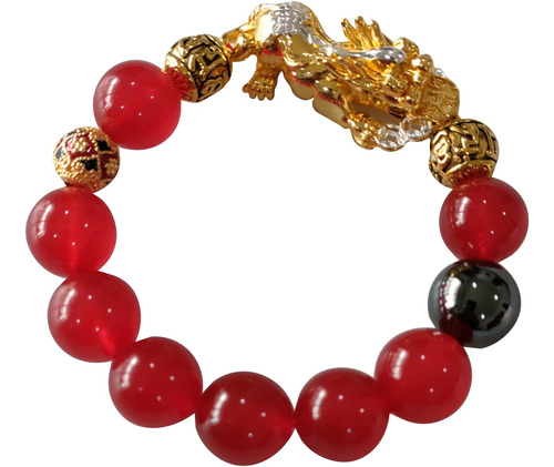 Heavens Tvcz Pulsera De Buena Suerte Mujeres Piedra Roja Joy