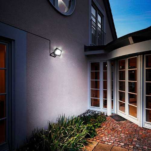 Imagen 9 de 10 de Reflector Led 50w Exterior Interior Sensor Luz Blanca Ip65