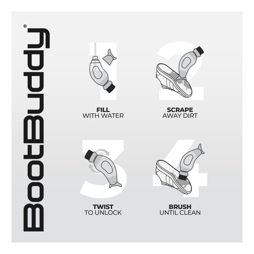 Boot Buddy Soccer Cleat Cleaner 2.0 Cepillo Limpiador De Y Y