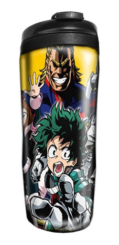Imagem 1 de 4 de Copo Térmico 500ml Anime Boku No Hero Academia Grupo