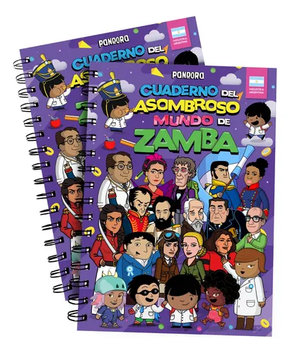 comprar Cuaderno Asombroso Mundo De Zamba Paka Paka San Martin