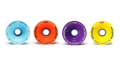 Ruedas Longboard Orangatang In Heat 75mm 80a Set