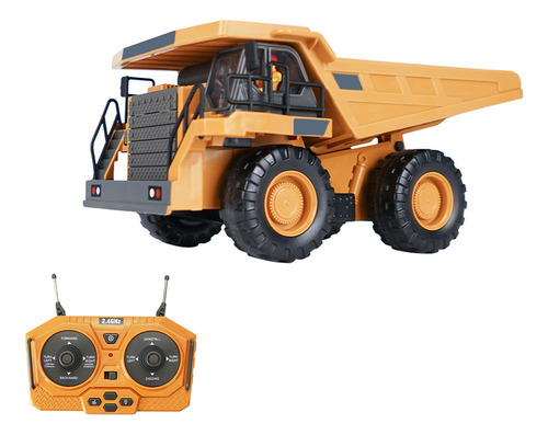 [ Juguete De Construcción Dump Truck 1/24 De 9 Canales Con