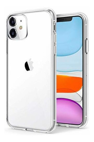 Estuche Para iPhone 11 6.1 Transparente Ultra Delgada Tpu