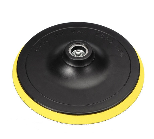 Adaptador Plato Amoladora Taladro Disco Goma 180mm Velcro