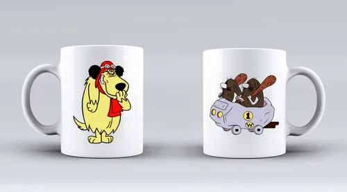 Tazas Sublimadas - Los Autos Locos - Penelope - Los Macana