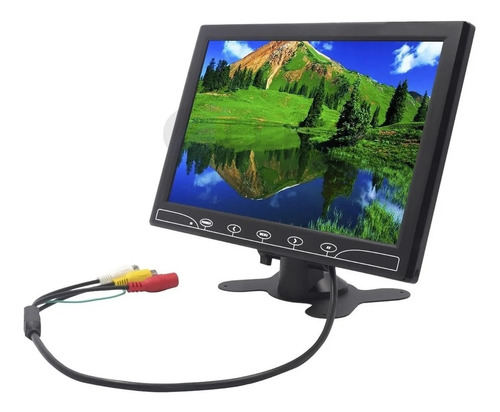 Imagem 2 de 4 de Monitor Especial Cftv Dvr 10 Polegadas Ent Vga Rca Usb Hdmi