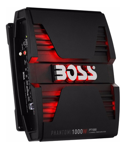 Potencia Amplificador Boss Pt1000 1000w 2 Canales Luz Led