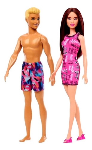 Kit Casal Original : Boneco Ken + Boneca Barbie Oriental