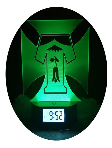 Lámpara Led Ilusión 3d Reloj Alarma Deportes Temuco 