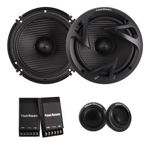 Set De Medios Power Acoustik Ef-60c 2 Vías 6,5  500w Max