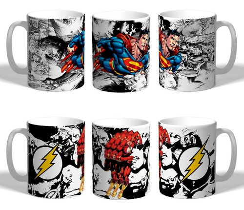 Taza Batman Tipo Comic Super Héroes Dc