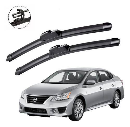 Par Plumas Limpiaparabrisas Brx Nissan Sentra 2013-2017