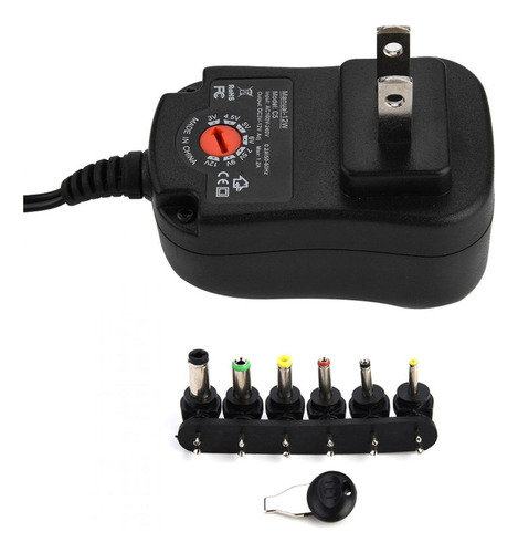 Adaptador De Fuente De Alimentación De Voltaje Ajustable De