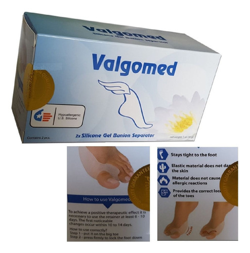 Valgomed - Correctores De Silicona Para Juanetes.