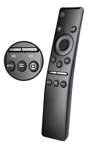 Controle Remoto P/ Tv Samsung Lcd / Led Netflix / Primevideo