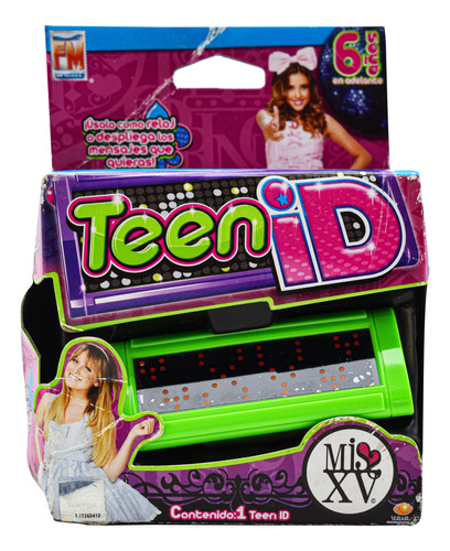 Teen Id Verde Reloj Iconos Con Mensajes Luminoso Fotorama Cd