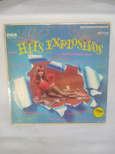 Lp Hits Explosivos Fresa Acida/tokens/los Chicanos Etc 1971 (Usado)