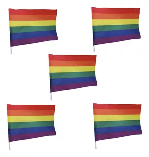Banderas Personalizadas Orgullo Gay Lgtb Trans (pack X5)